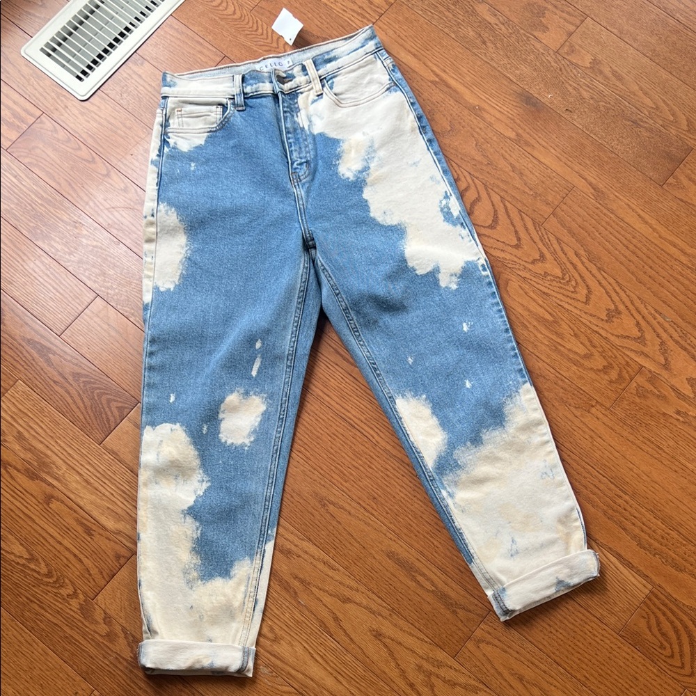 Distressed jeans